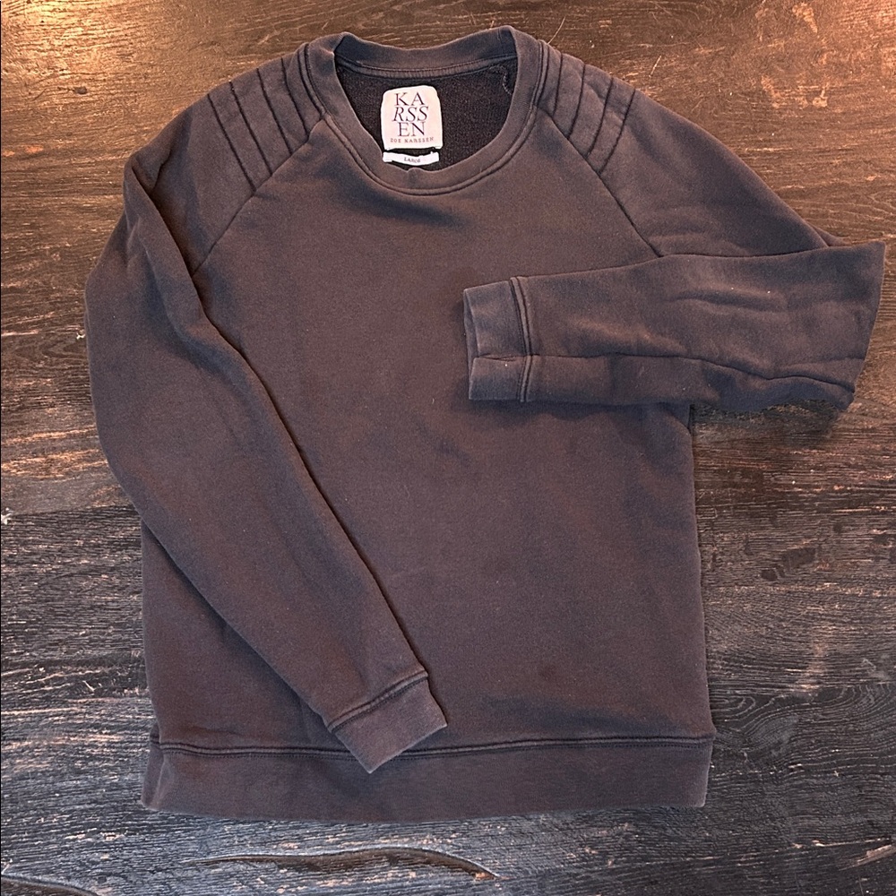 Zoe Karssen Black Crewneck Sweater